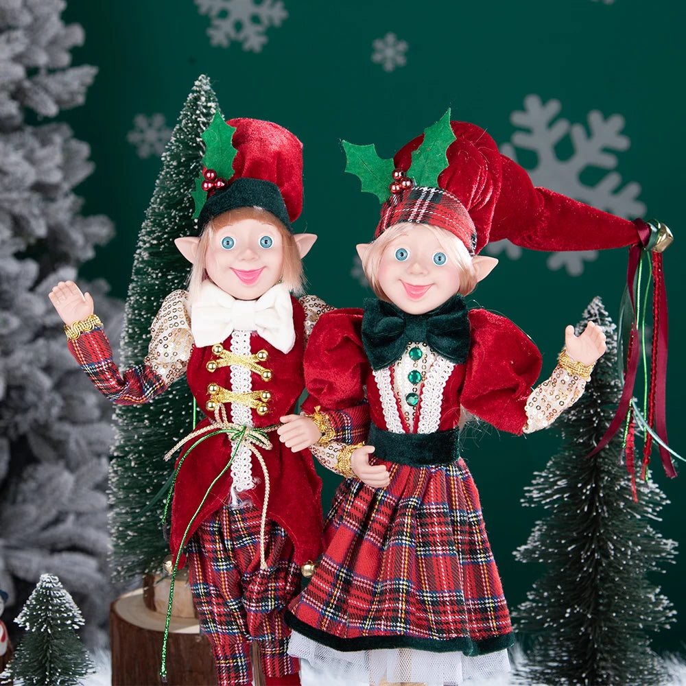 Festive Handmade Plush Elf Dolls - Perfect Gift! - Image 46