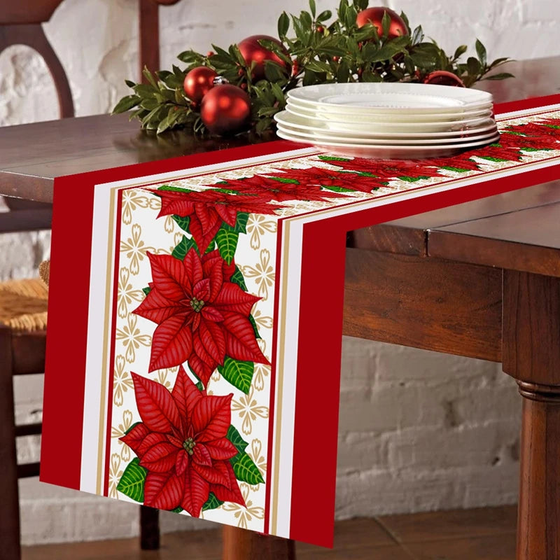 Festive Christmas Table Runner for Holiday Decor - Image 31