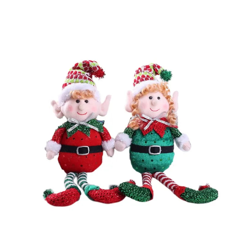 Charming Plush Elf Dolls for Holiday Decor - Image 10