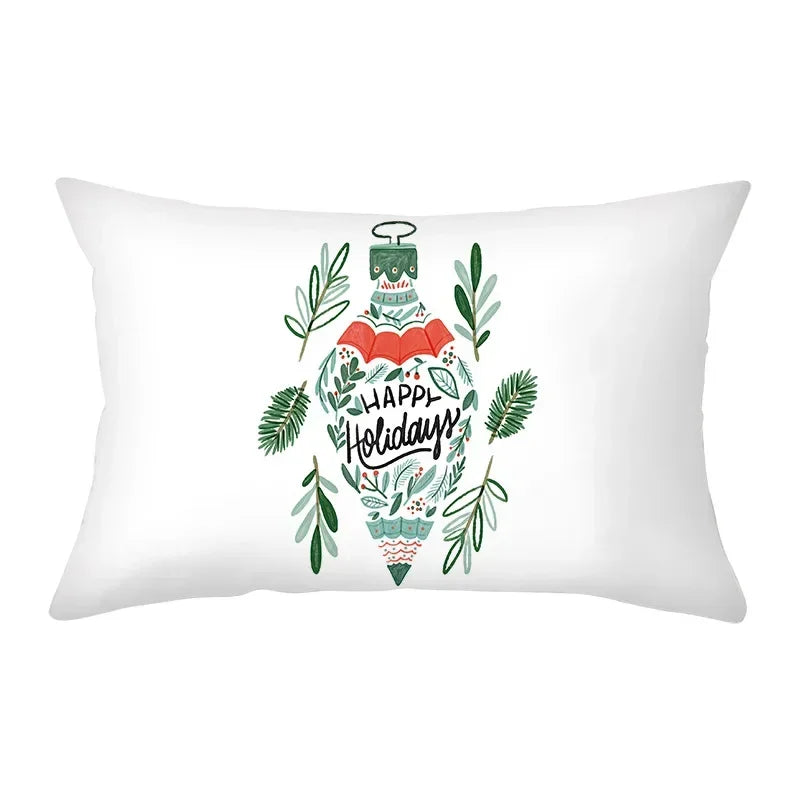 Festive Red Christmas Cushion Cover for Cozy Decor - Image 10