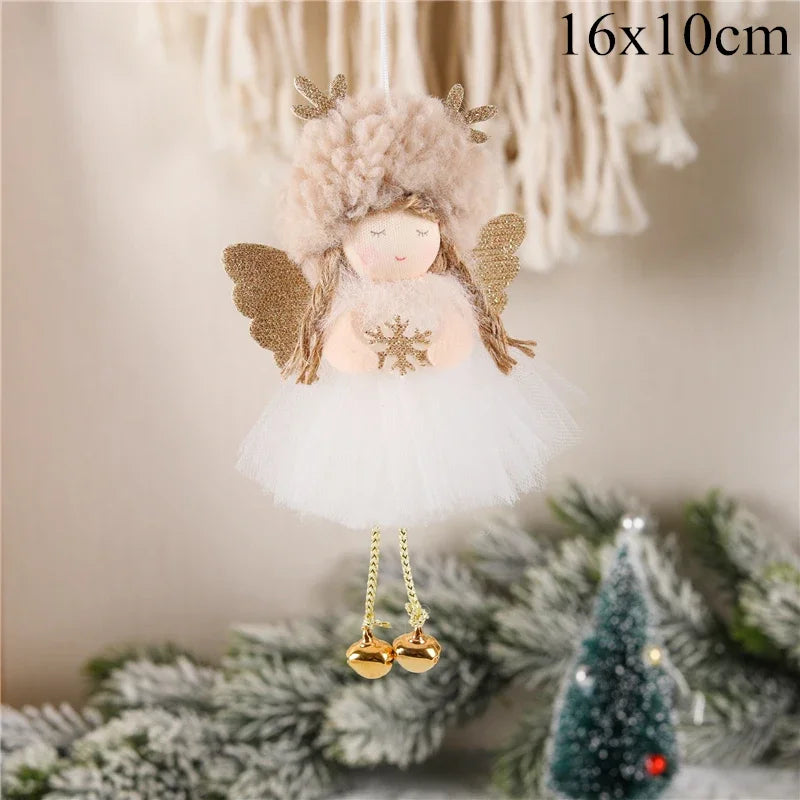 Charming Christmas Angel Doll Tree Ornament - Image 2