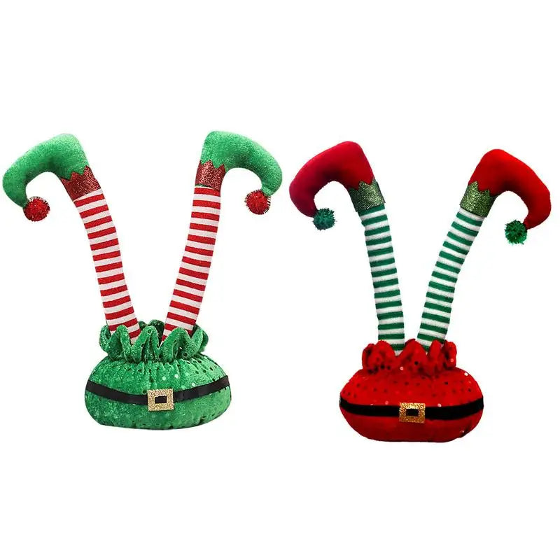 Festive Elf Tree Topper Plush Decoration