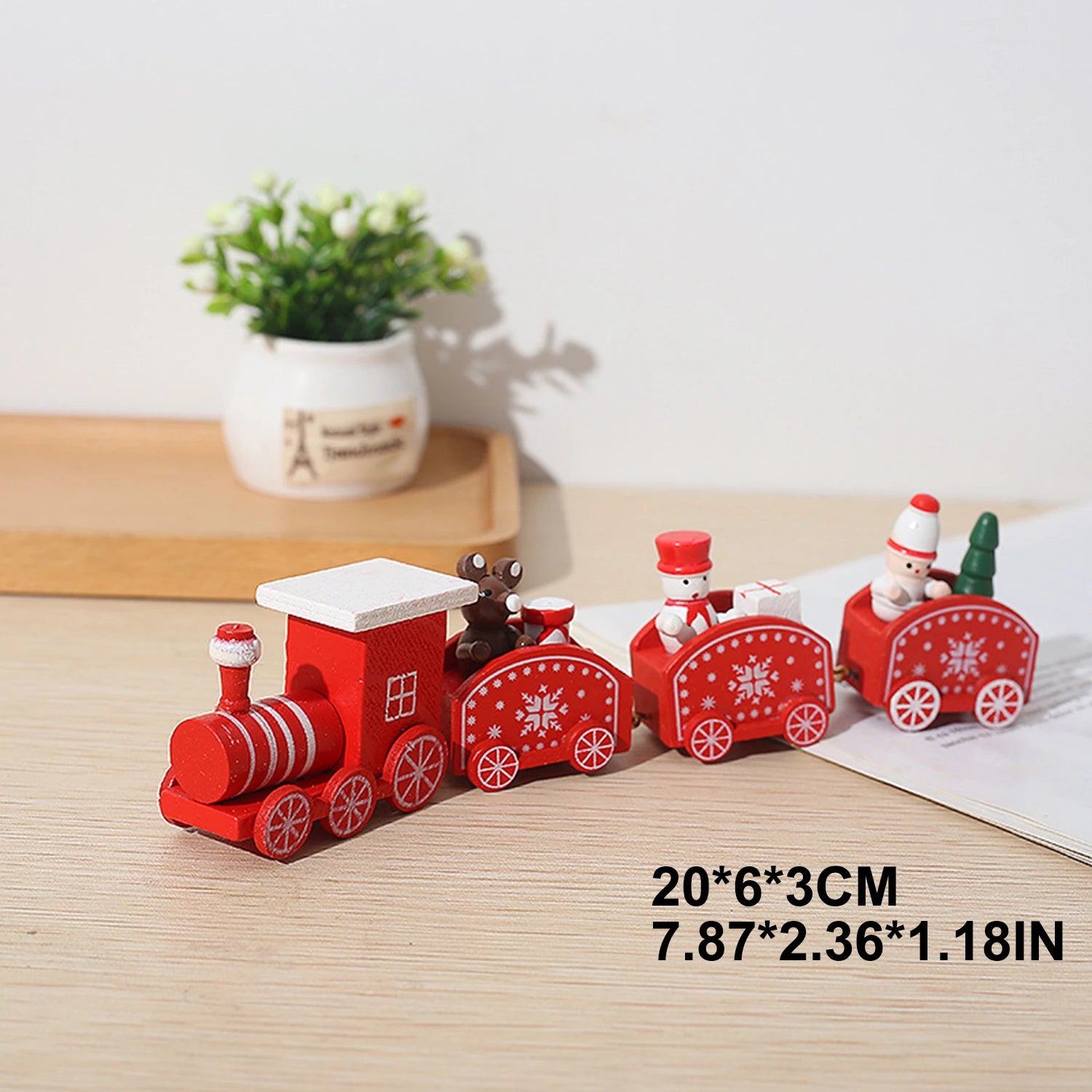 Festive Christmas Train Decor for Home Cheer - Image 6