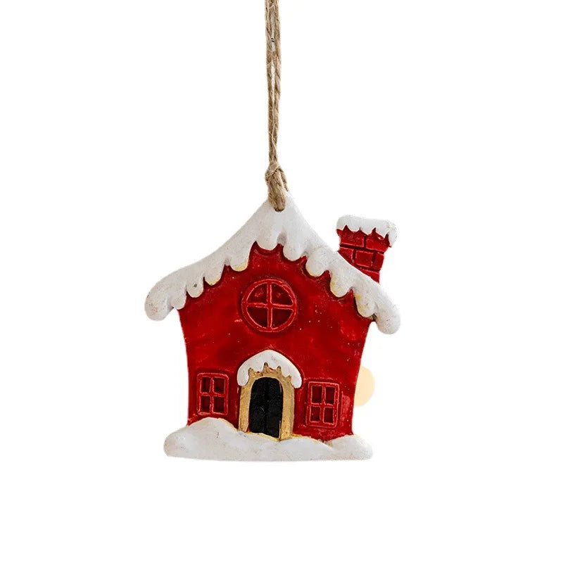 Festive Resin Christmas Sock & Snowman Ornaments - Image 9