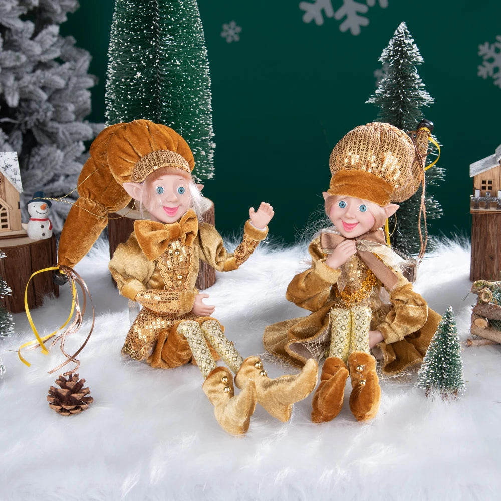 Festive Handmade Plush Elf Dolls - Perfect Gift! - Image 49