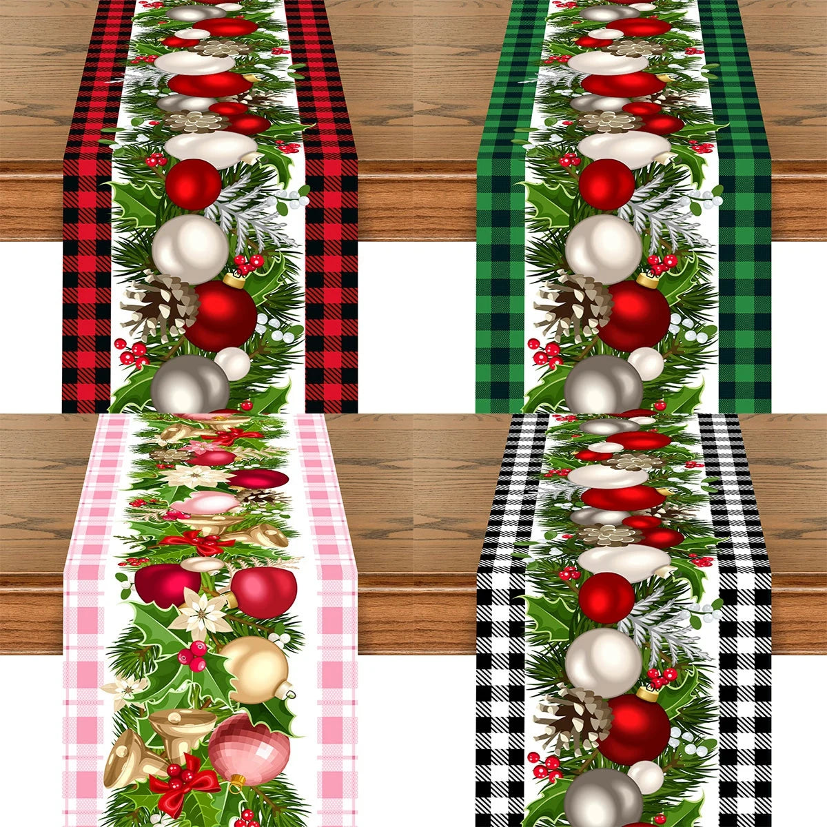 Festive Christmas Table Runner for Holiday Decor - Image 11