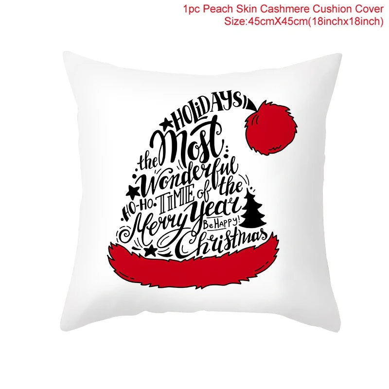Festive 45cm Christmas Pillowcase Cushion Cover - Image 47