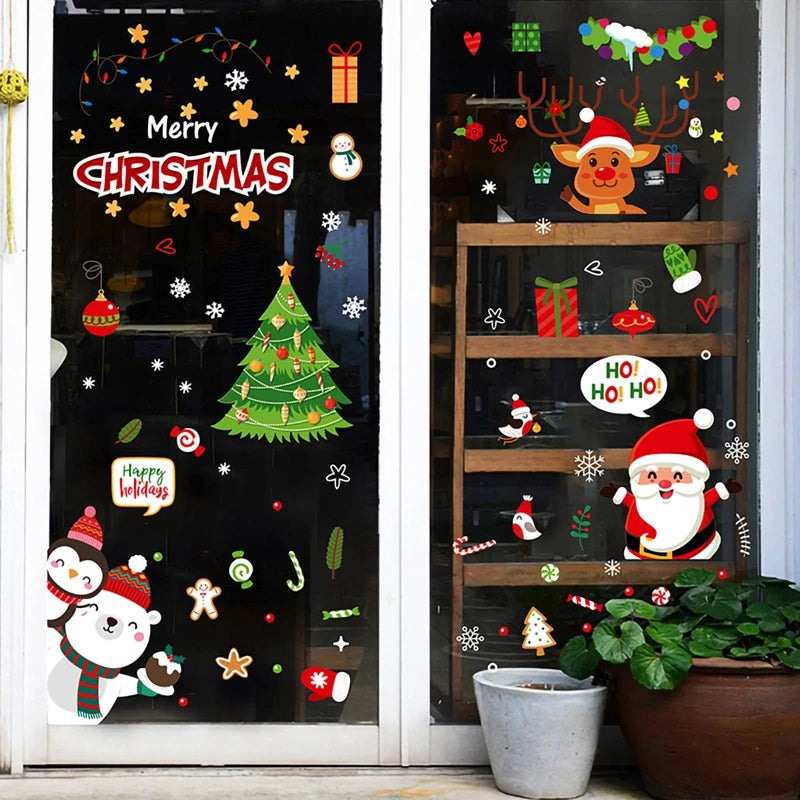 Festive Christmas Wall and Window Stickers - Image 52