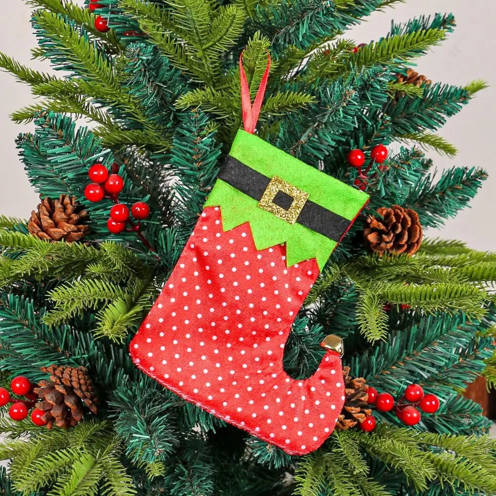 3PCS Cute Christmas Stocking Gift Bags Set - Image 15