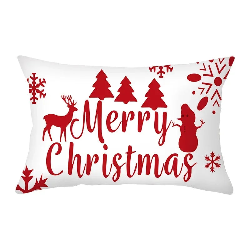 Festive Red Christmas Cushion Cover for Cozy Decor - Image 20
