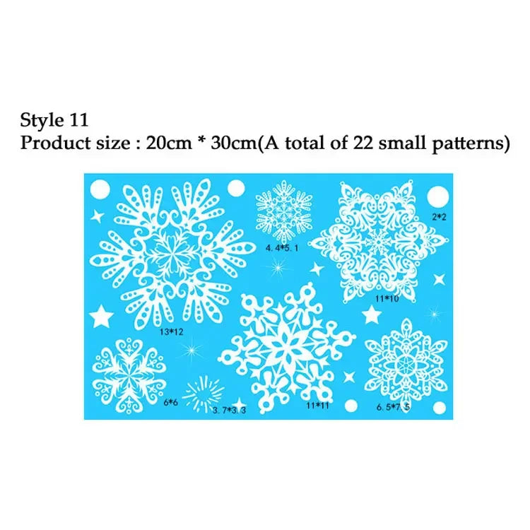 Festive Snowflake Window Decals for Christmas Cheer - Image 23