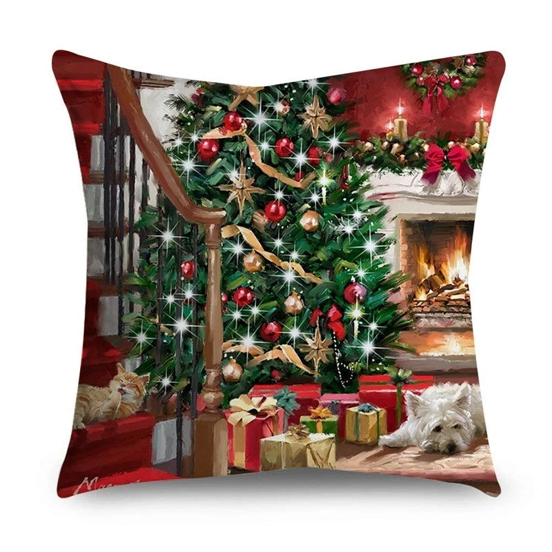 Festive 45cm Christmas Pillowcase Cushion Cover - Image 14