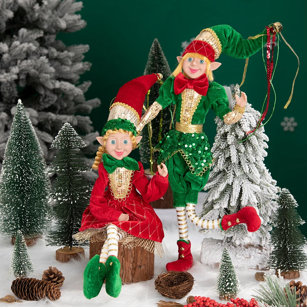 Festive Handmade Plush Elf Dolls - Perfect Gift! - Image 39