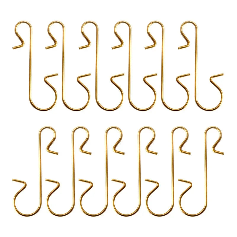 50 Pcs Christmas Tree Ornament S-Hooks for Hanging - Image 8