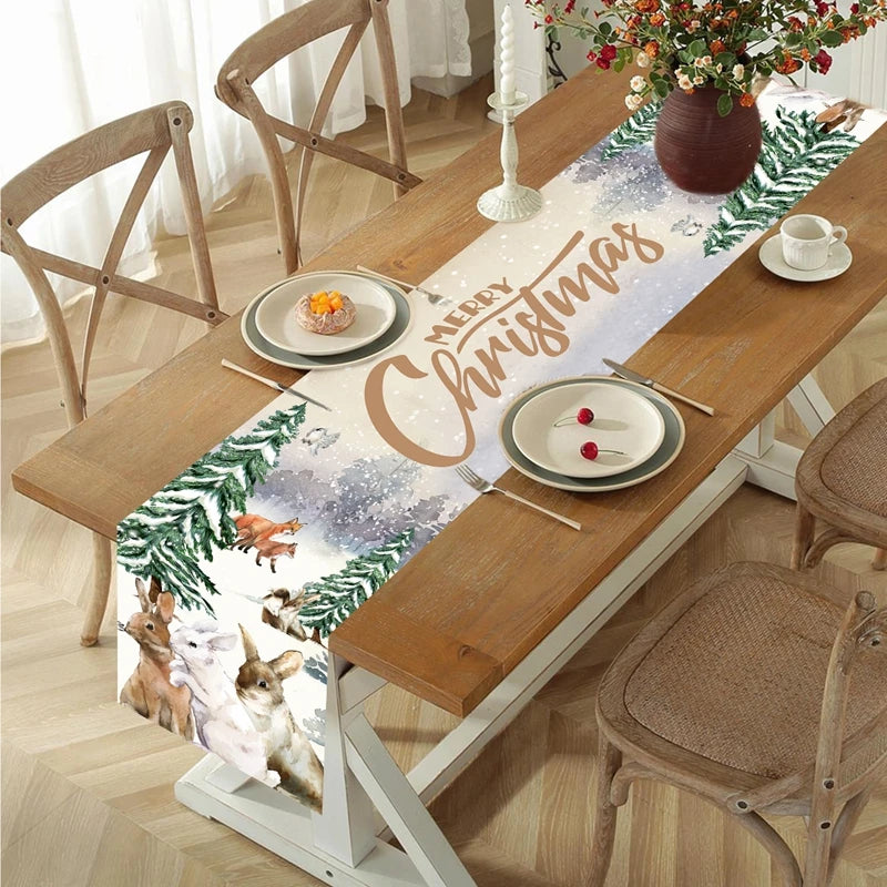 Festive Christmas Table Runner for Holiday Decor - Image 50