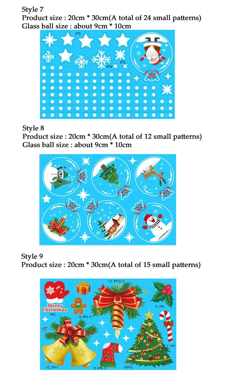 Festive Snowflake Window Decals for Christmas Cheer - Image 33