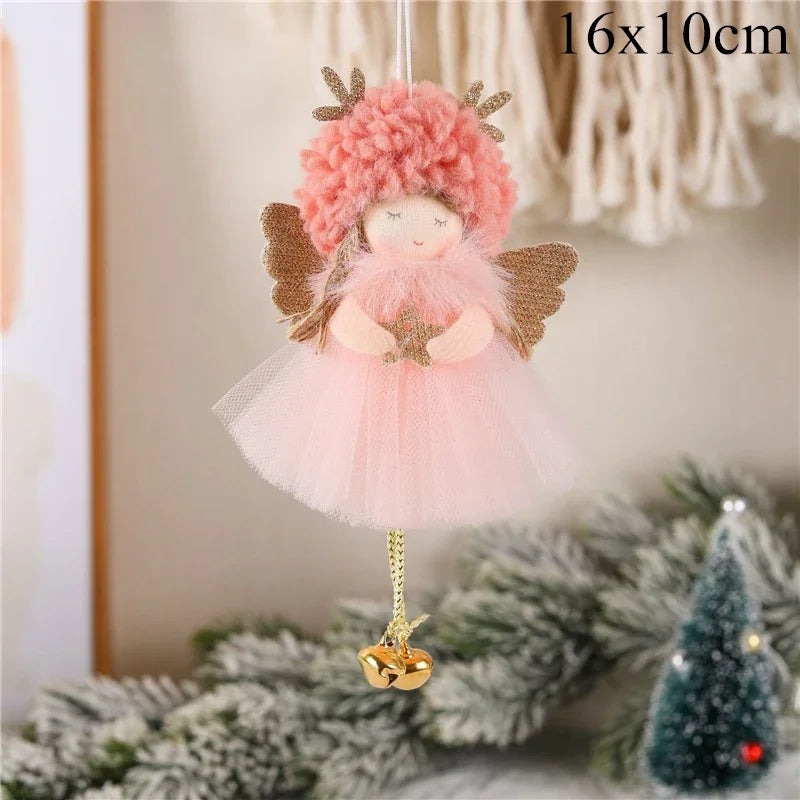 Charming Christmas Angel Doll Tree Ornament - Image 6