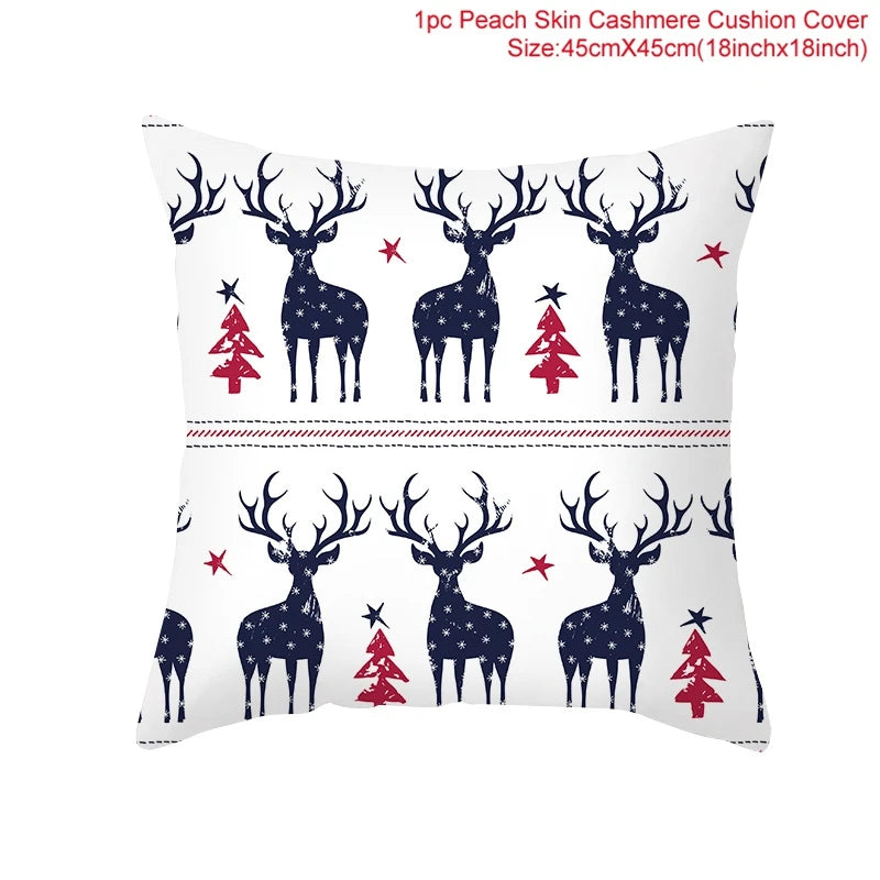 Festive 45cm Christmas Pillowcase Cushion Cover - Image 43