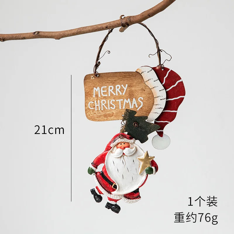 Festive Resin Christmas Sock & Snowman Ornaments - Image 39
