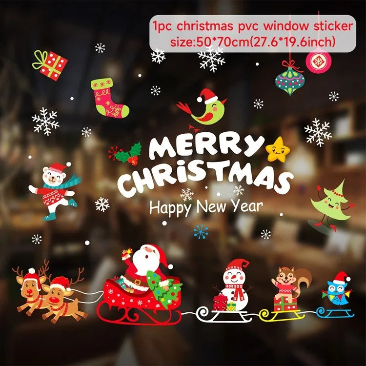 Festive Christmas Wall and Window Stickers - Image 22