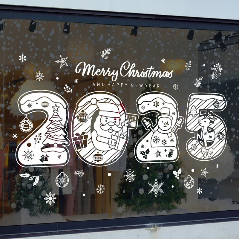 Festive Santa Wall & Window Stickers for Christmas - Image 9
