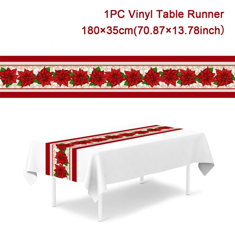 Festive Christmas Table Runner for Holiday Decor - Image 4