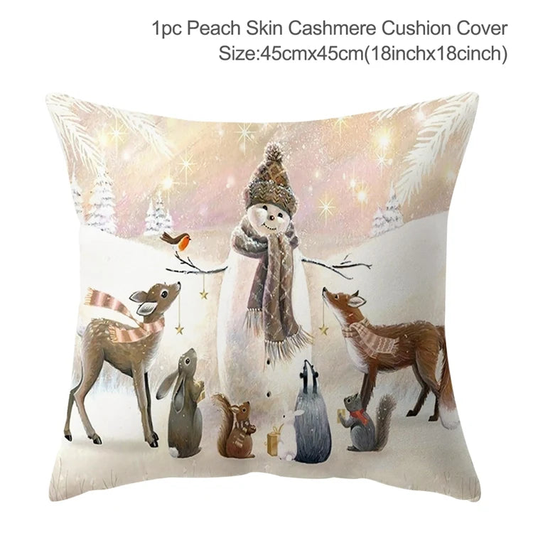 Festive 45cm Christmas Pillowcase Cushion Cover - Image 12