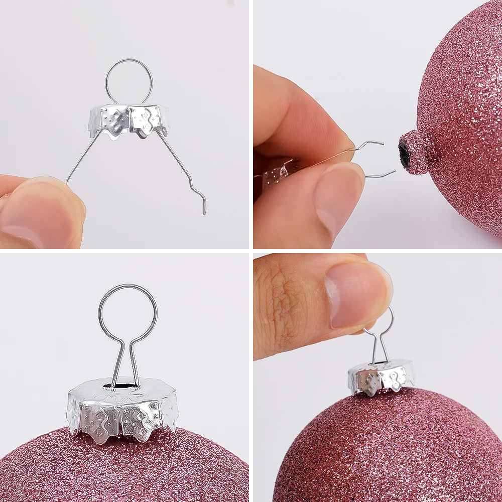 100-200pcs Removable Round Christmas Ball Caps - Image 16