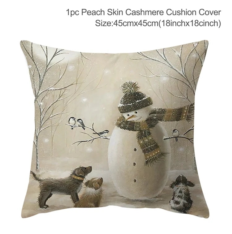 Festive 45cm Christmas Pillowcase Cushion Cover - Image 10