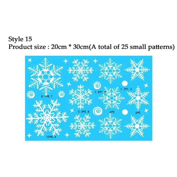 Festive Snowflake Window Decals for Christmas Cheer - Image 18