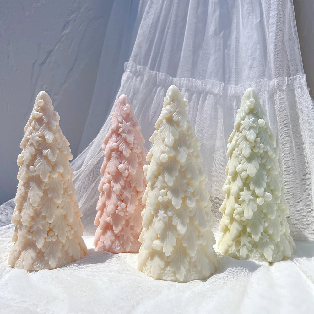 Christmas Tree Silicone Candle Mold for Festive Decor - Image 7
