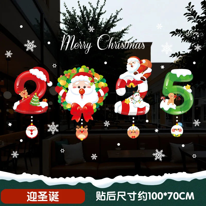 Festive Santa Wall & Window Stickers for Christmas - Image 23
