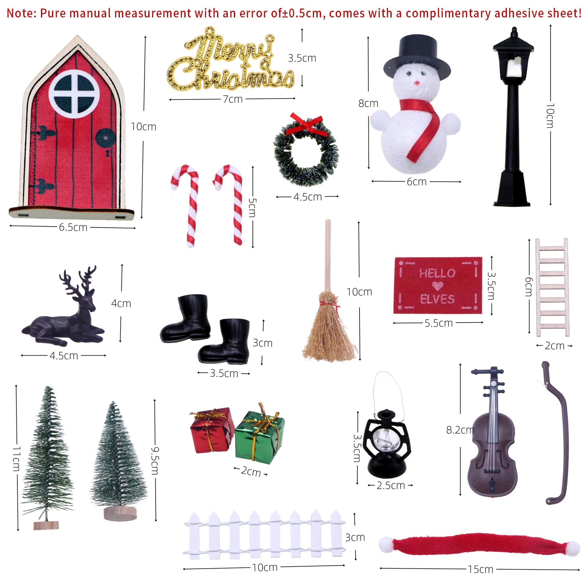 Enchanting Wooden Elf Door Kit for Christmas Decor - Image 15