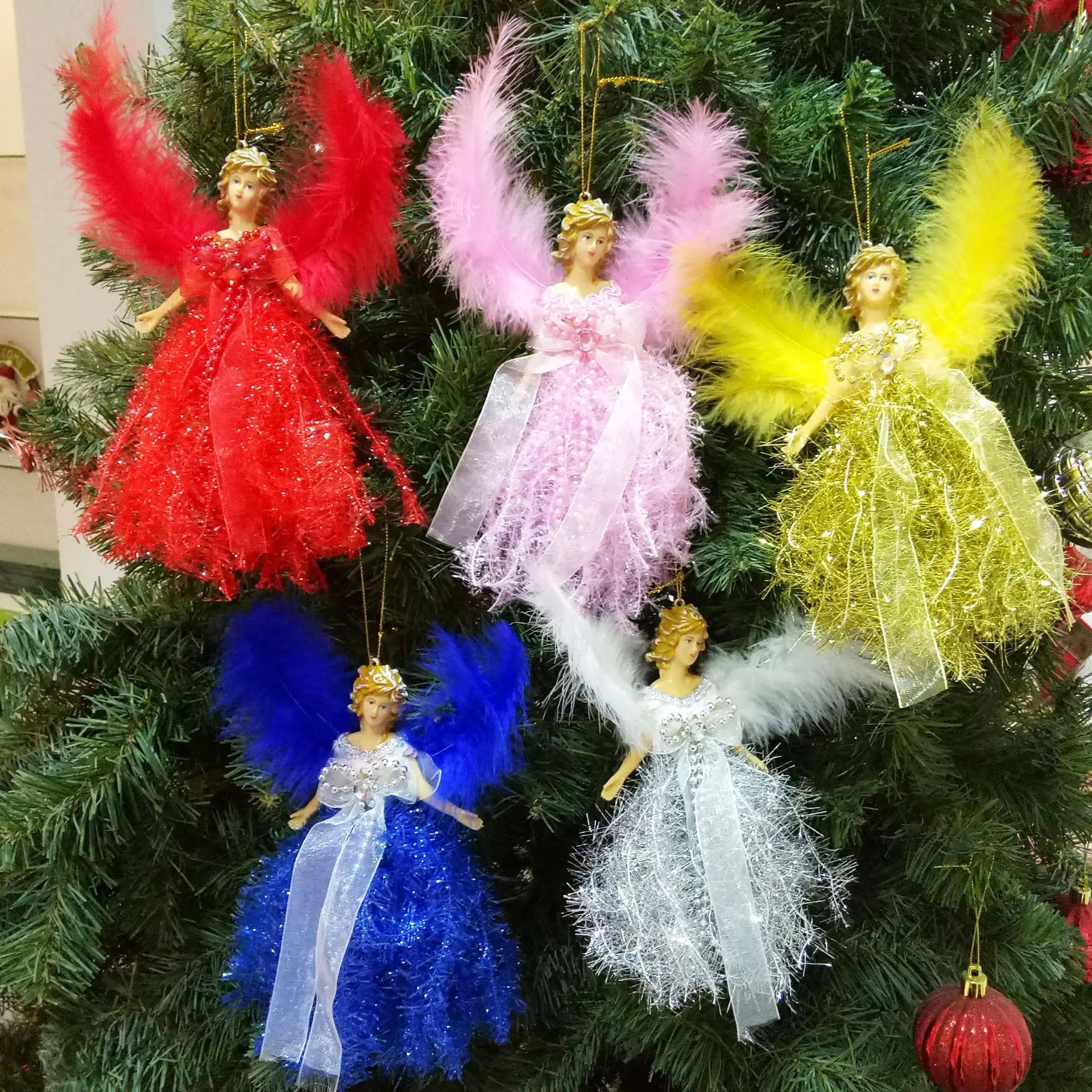 Charming Christmas Angel Doll for Festive Decor - Image 3