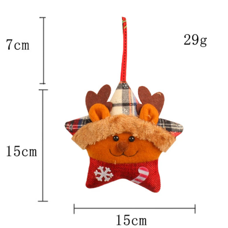 Charming Christmas Standing Santa, Snowman & Reindeer Figurines - Image 11