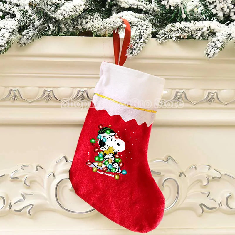 Adorable Cartoon Christmas Stockings for Kids - Image 6