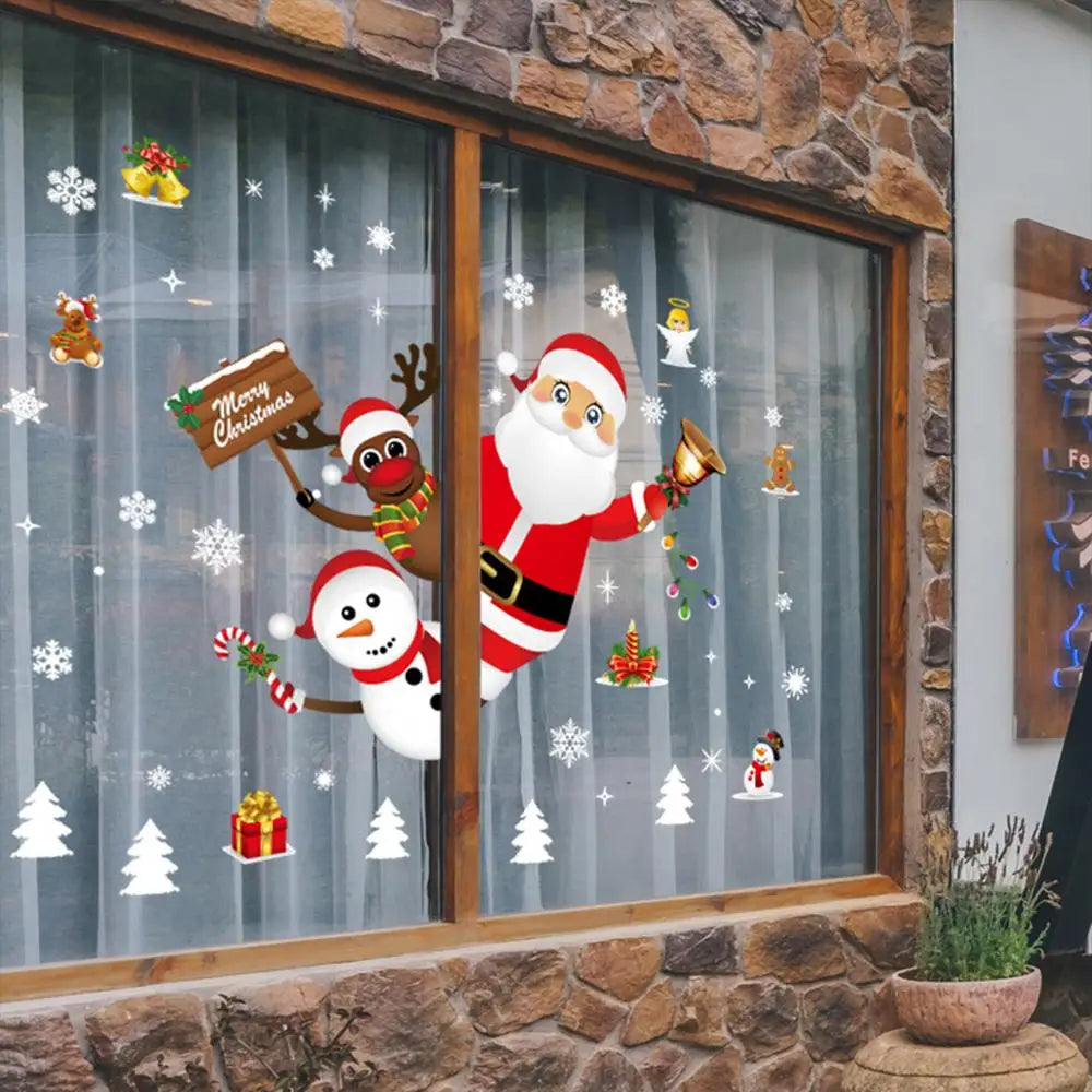 Festive Christmas Wall and Window Stickers - Image 3