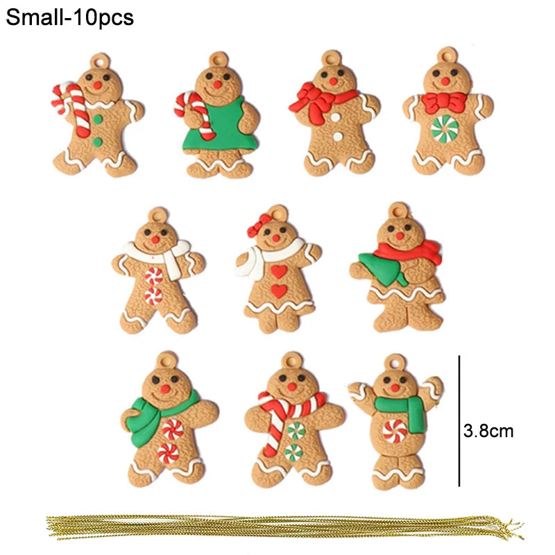 Charming Gingerbread Man Tree Ornaments - Festive Decor - Image 4