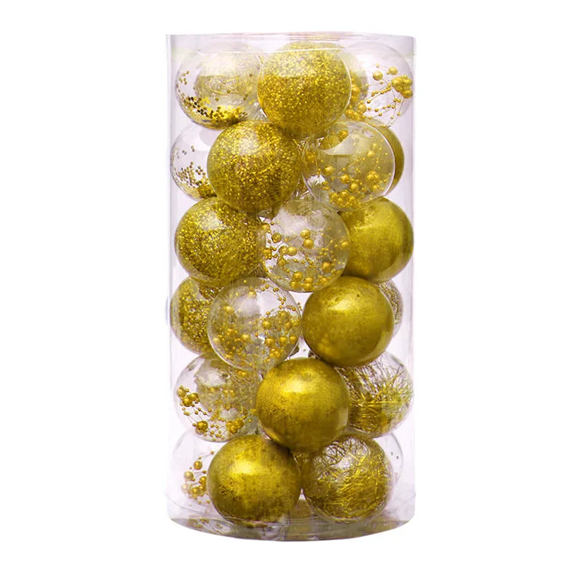 Rose Gold Christmas Tree Ball Ornaments – 6cm - Image 3