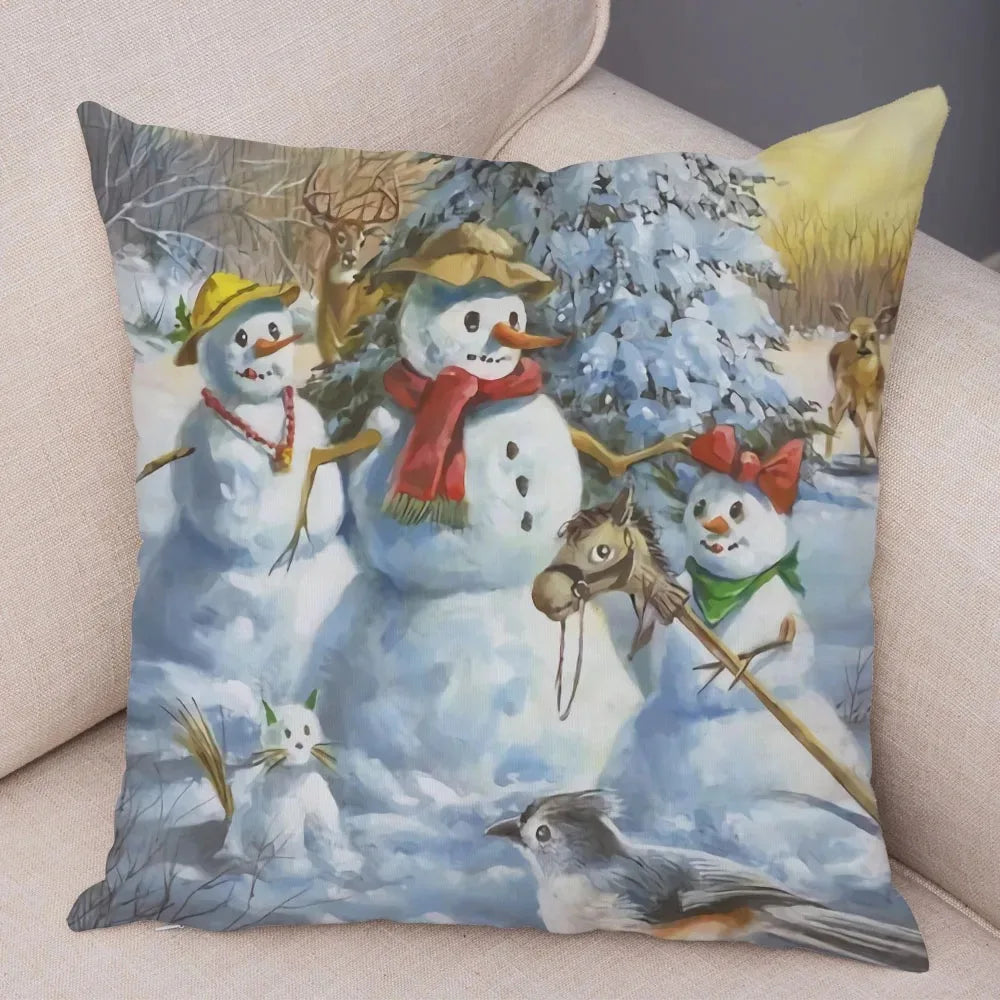 Festive Santa Claus Pillowcases for Cozy Holiday Decor - Image 22