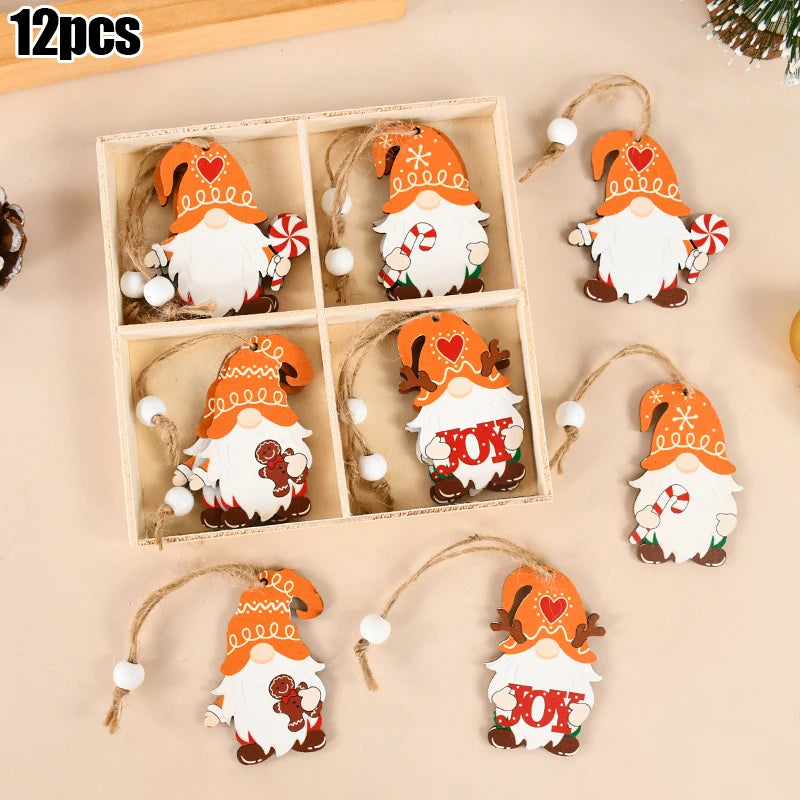 Festive Wooden Nutcracker Soldier Tree Ornaments - Image 18