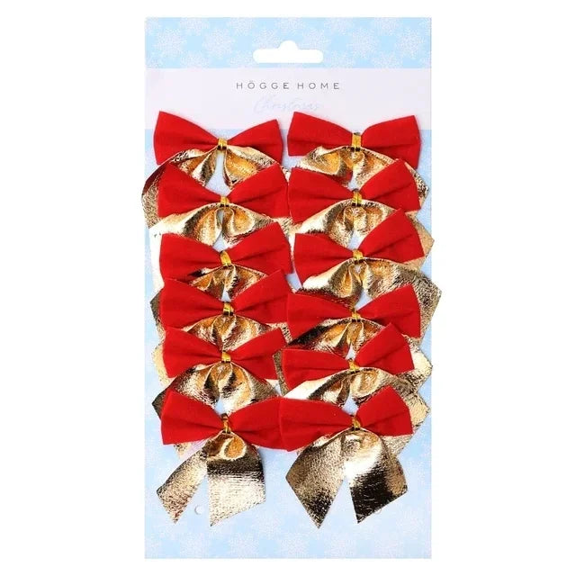 12/36 Pcs Mini Christmas Bows for Festive Decor - Image 2