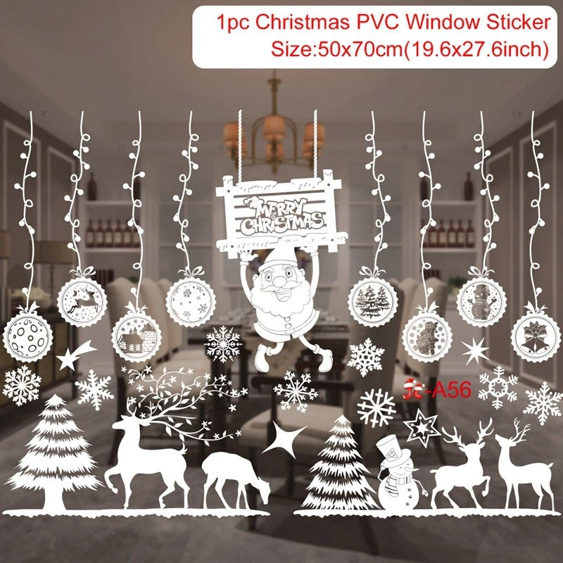 Festive Christmas Wall and Window Stickers - Image 8