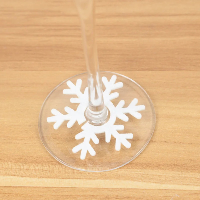 Festive Christmas Wine Glass Markers - Santa & Snowman - Image 4