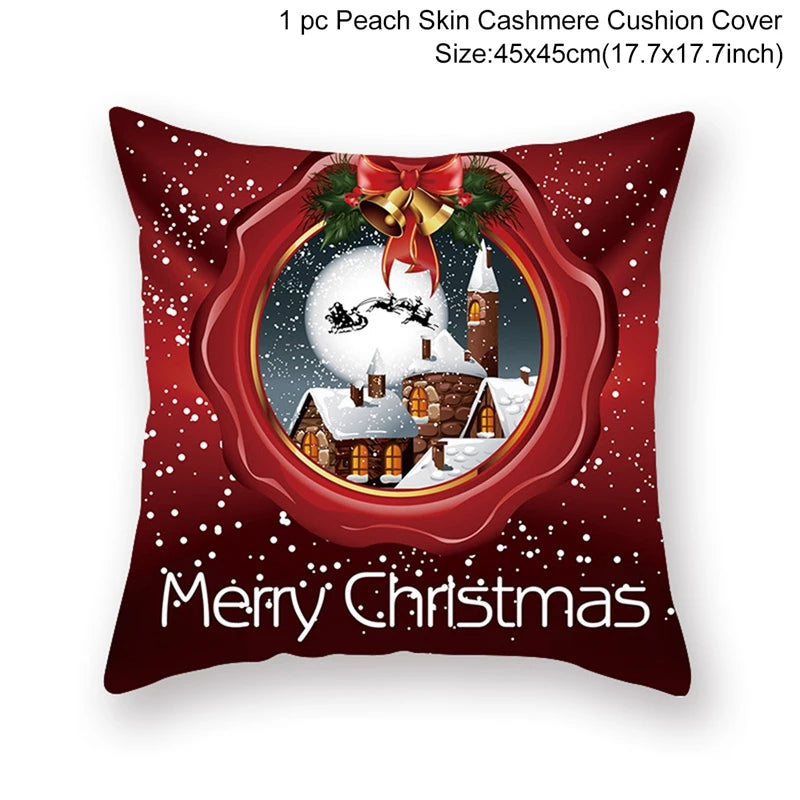 Festive 45cm Christmas Pillowcase Cushion Cover - Image 22