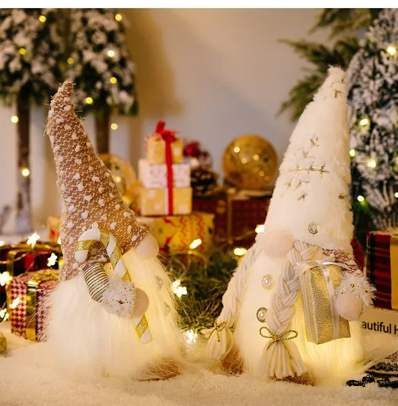 Light Up Gnome Christmas Decorations – Festive Table Ornaments - Image 48