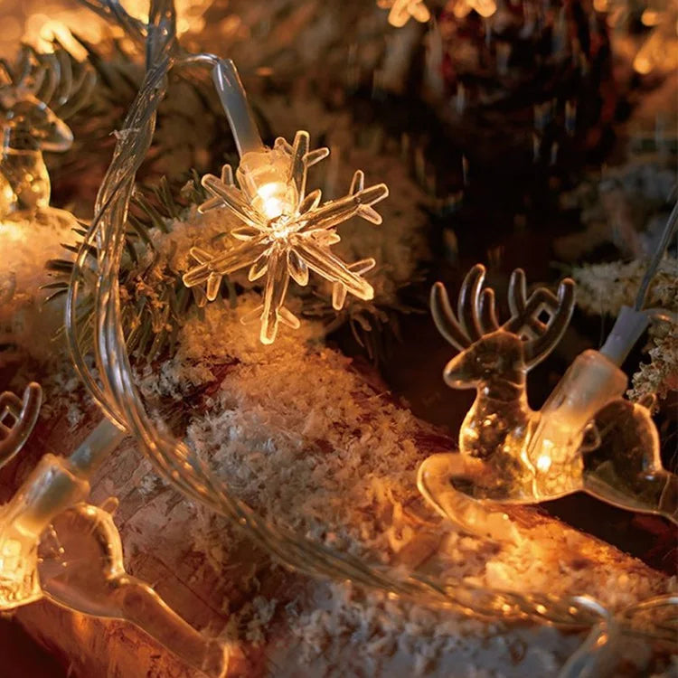 Enchanting Snowflake LED String Lights for Christmas - Image 29