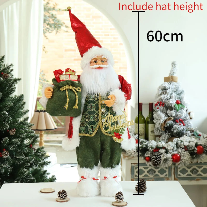 60cm Festive Santa Claus Christmas Window Decor - Image 28
