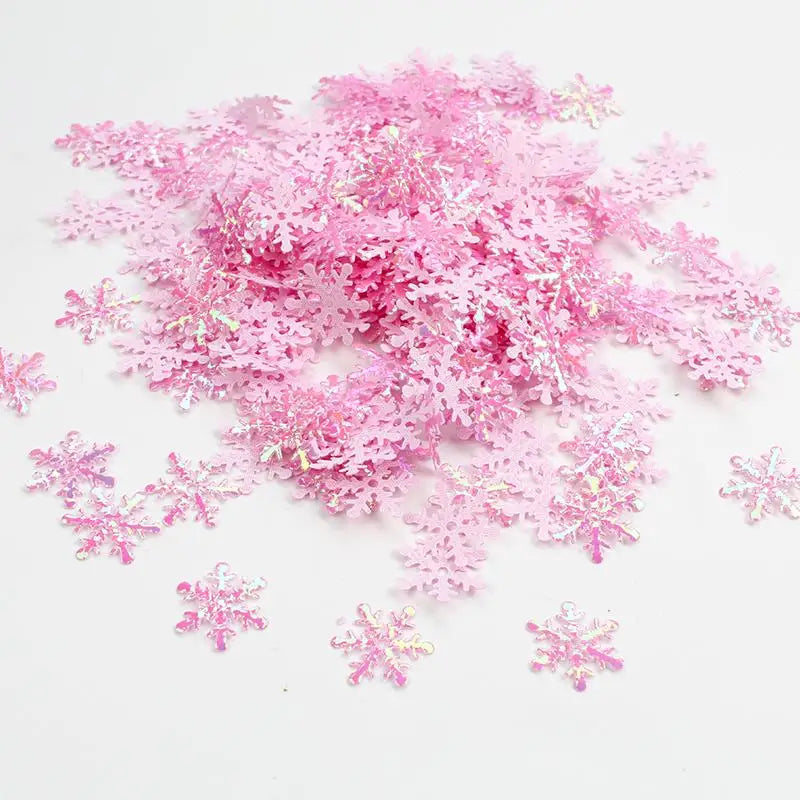 Festive Snowflake Confetti for Holiday Decor - Image 9