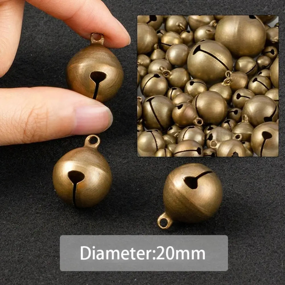 Festive Bronze Jingle Bells for DIY Christmas Decor - Image 13